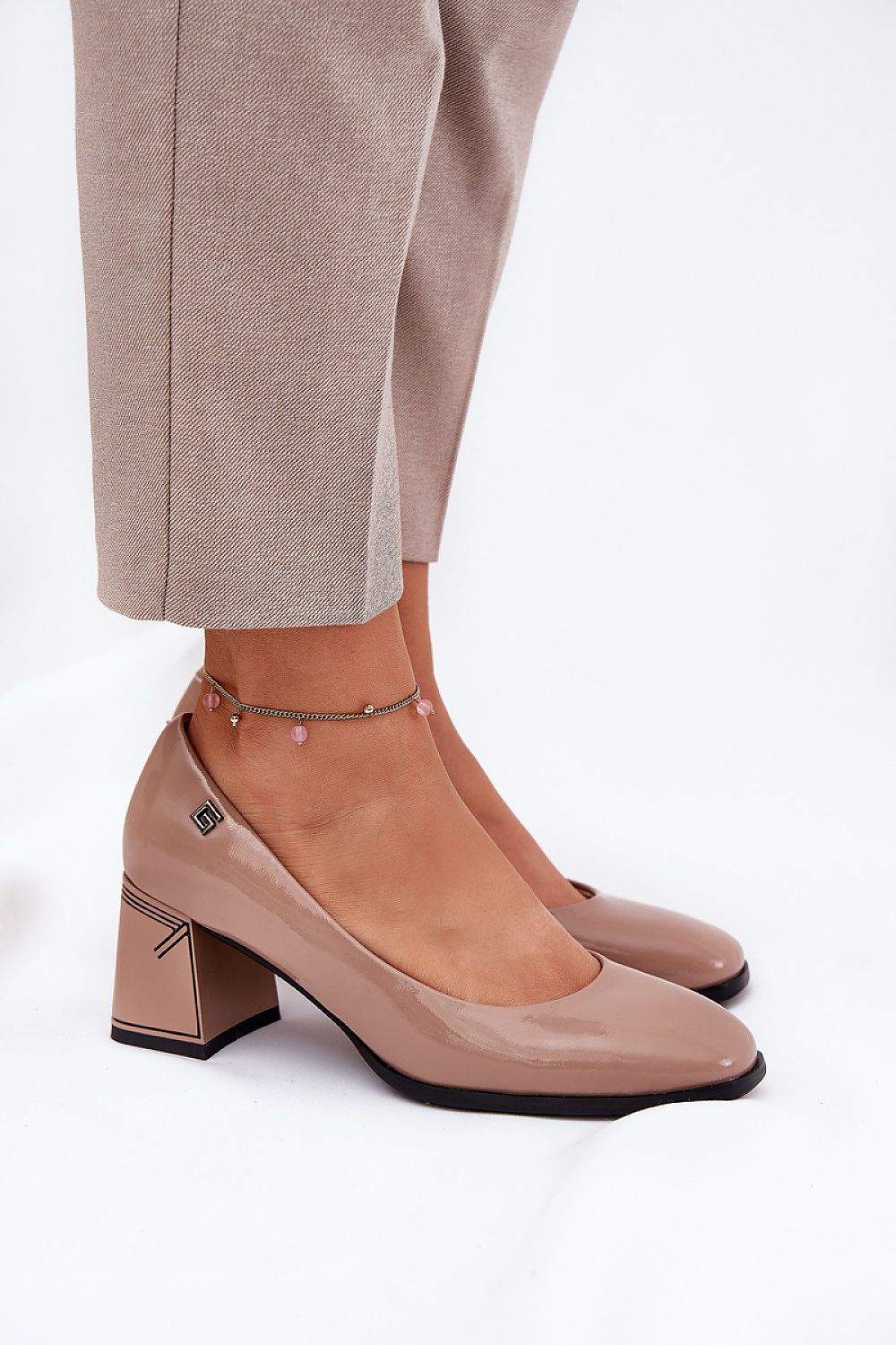 Pumps met dikke hak model 211070 Step in style