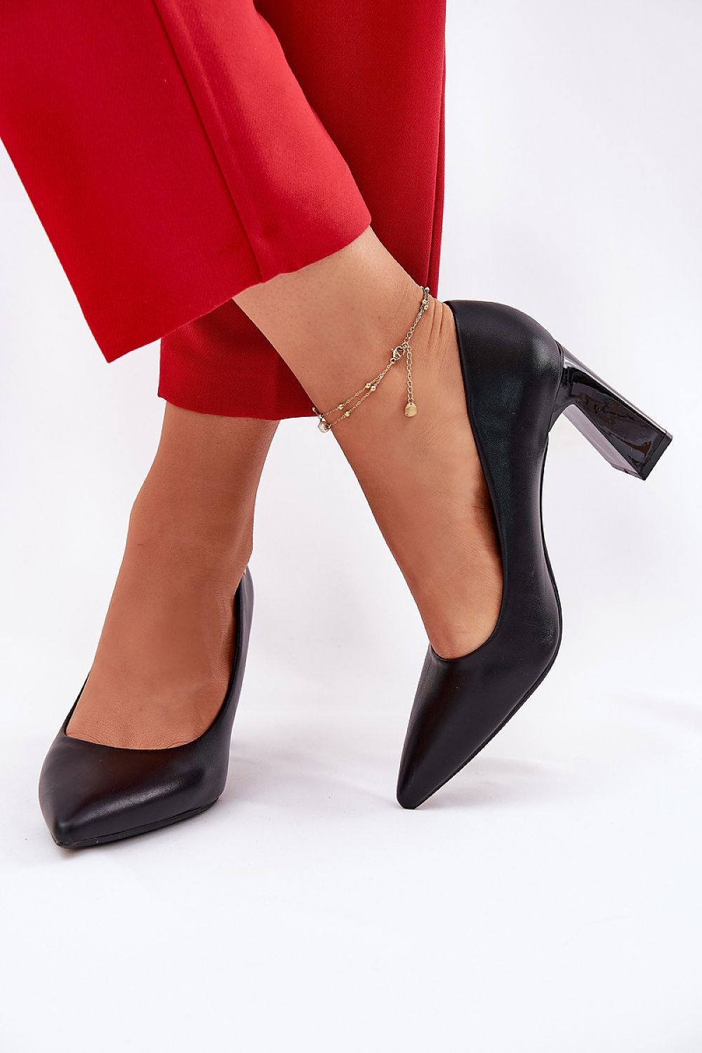 Pumps met dikke hak model 211988 Step in style