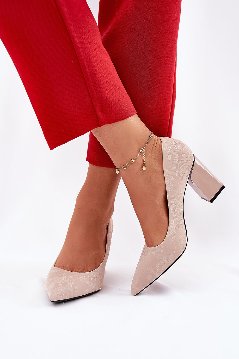 Pumps met dikke hak model 212335 Step in style