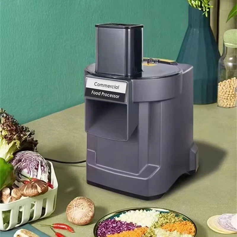 Merdove Essentielle Commercial Vegetable Cutting Machine – Automatic Slicer, Shredder & Dicer for Carrot, Potato & More (CE)