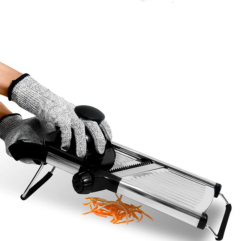 Merdove Essentielle Stainless Steel Fruit & Vegetable Slicer – Eco-Friendly Manual Shredder (JT213)