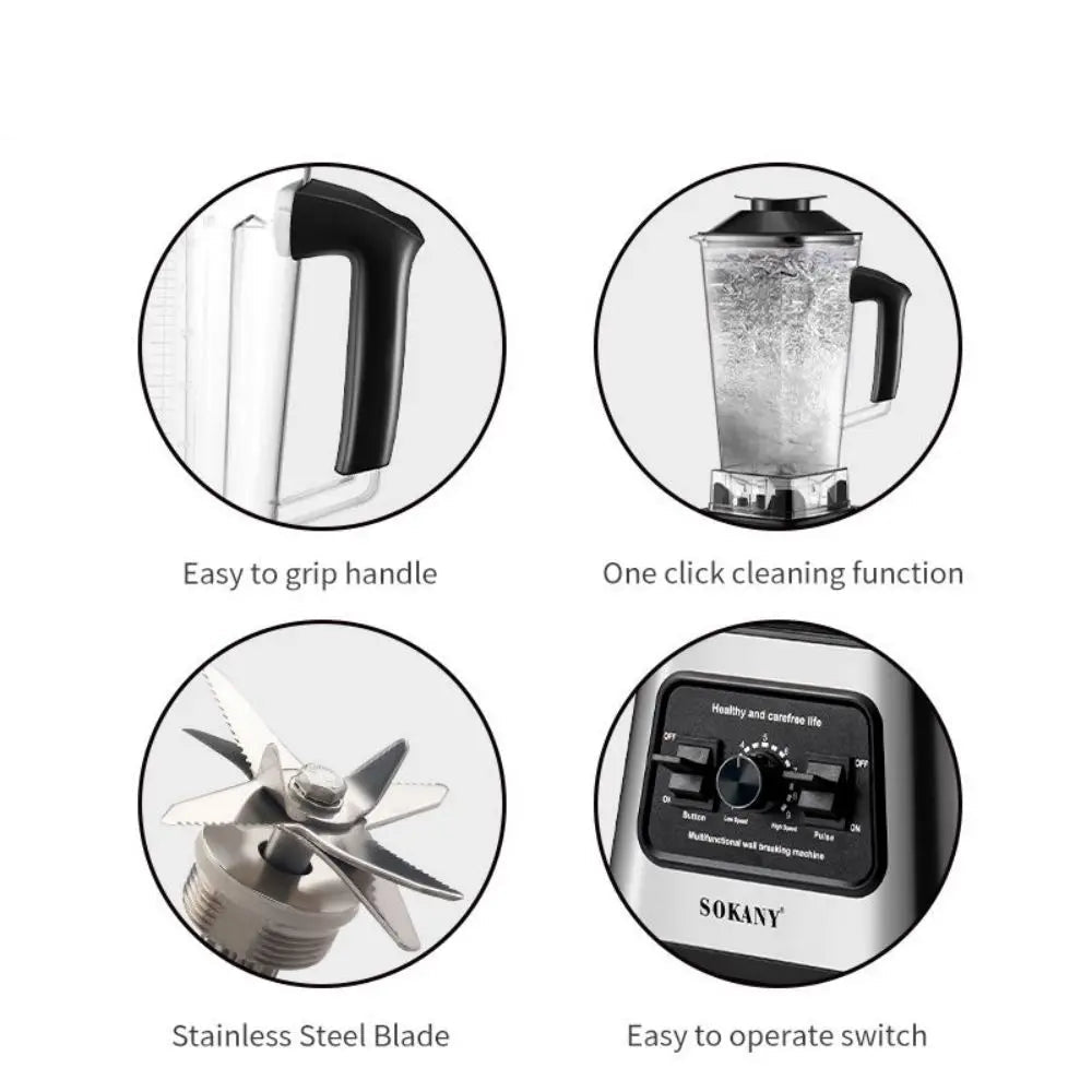 Merdove Melange Power Blender XL – High-Capacity Countertop Blender (120V, 1500W+)