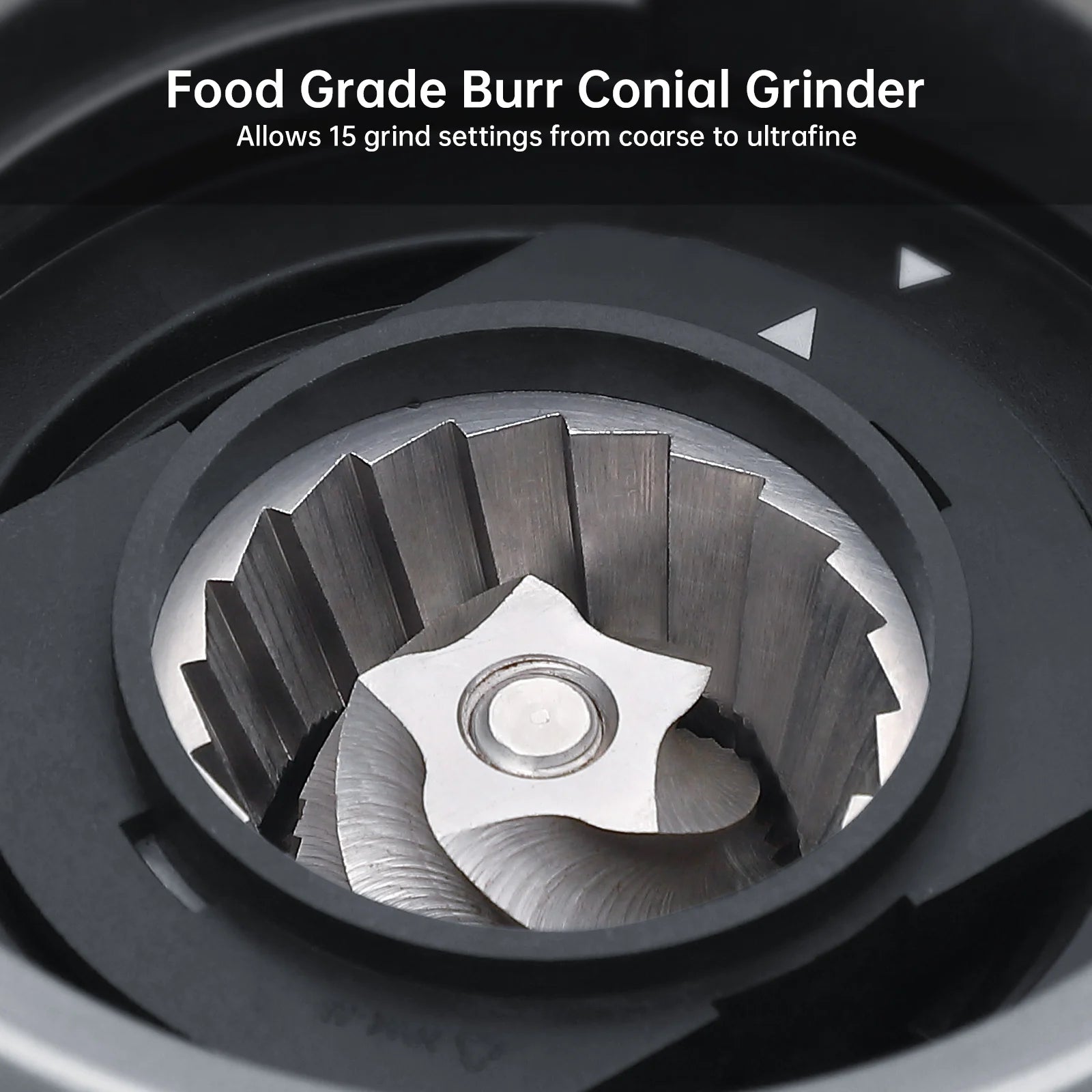 Merdove Barista 15 Bar Espresso Machine with Grinder – Stainless Steel Coffee Maker with Milk Frother