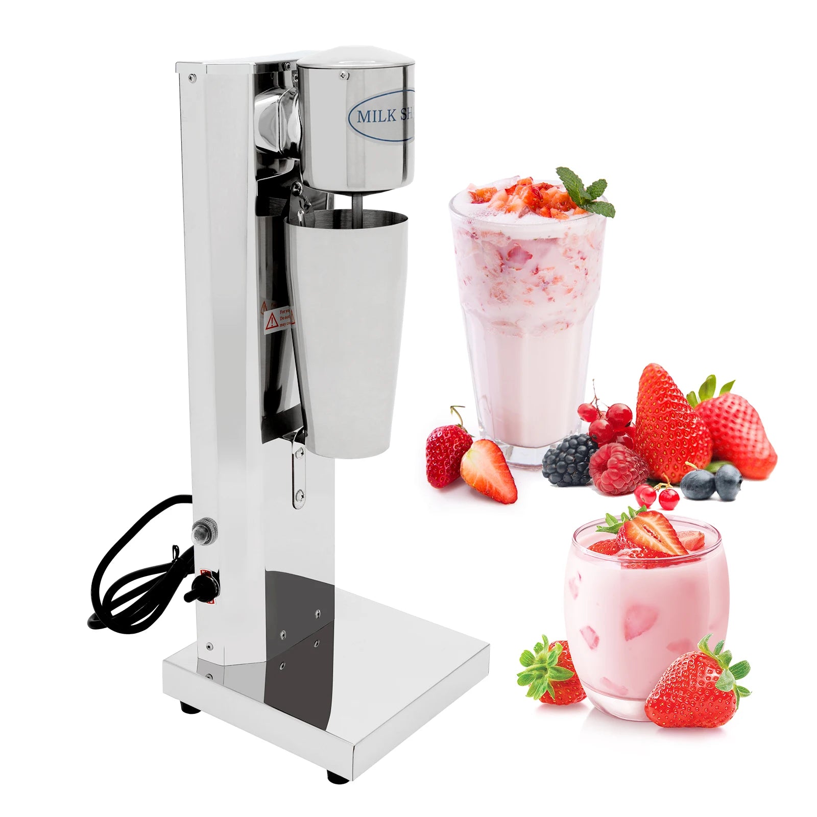 Merdove Barista Stainless Steel Milkshake Maker – 180W Commercial Milk Shake Machine (650ml, 18,000 RPM)