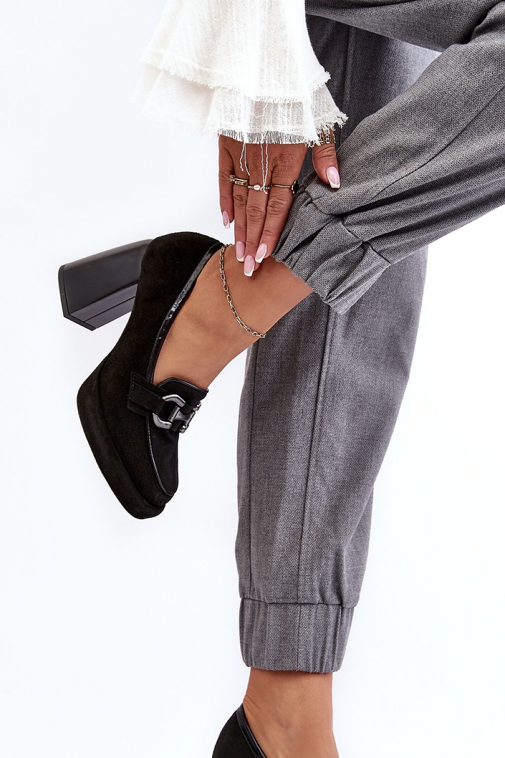  Pumps met dikke hak model 188521 Step in style 