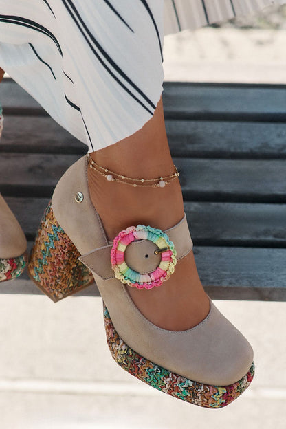  Pumps met dikke hak model 212999 Step in style 