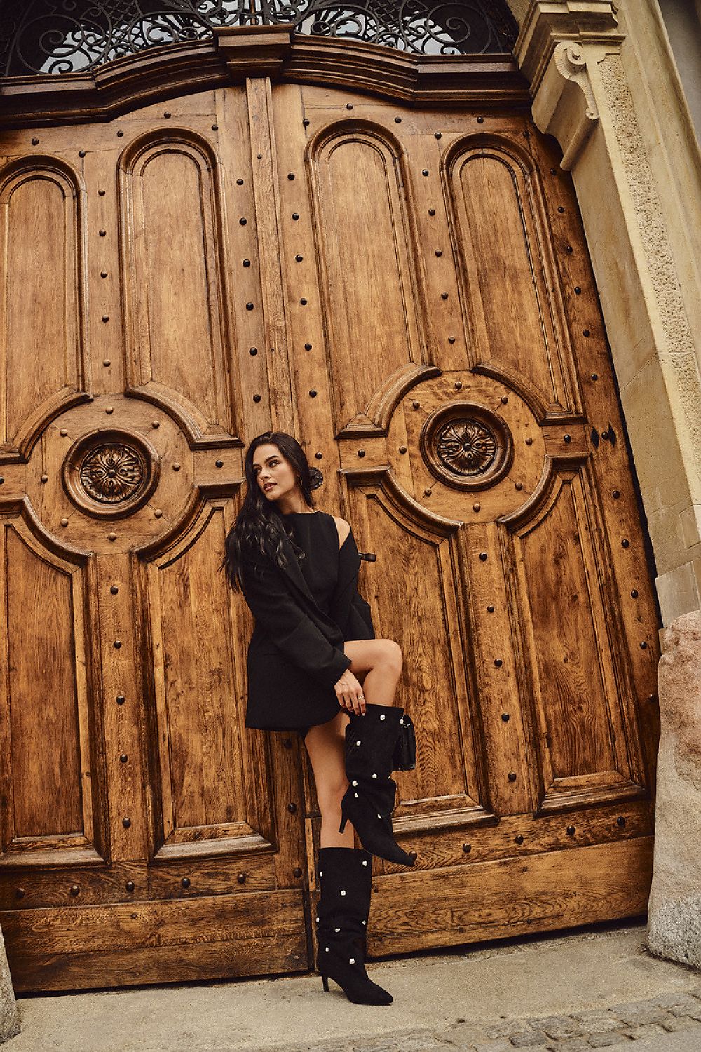  Laarzen met hoge hakken model 218484 Step in style 