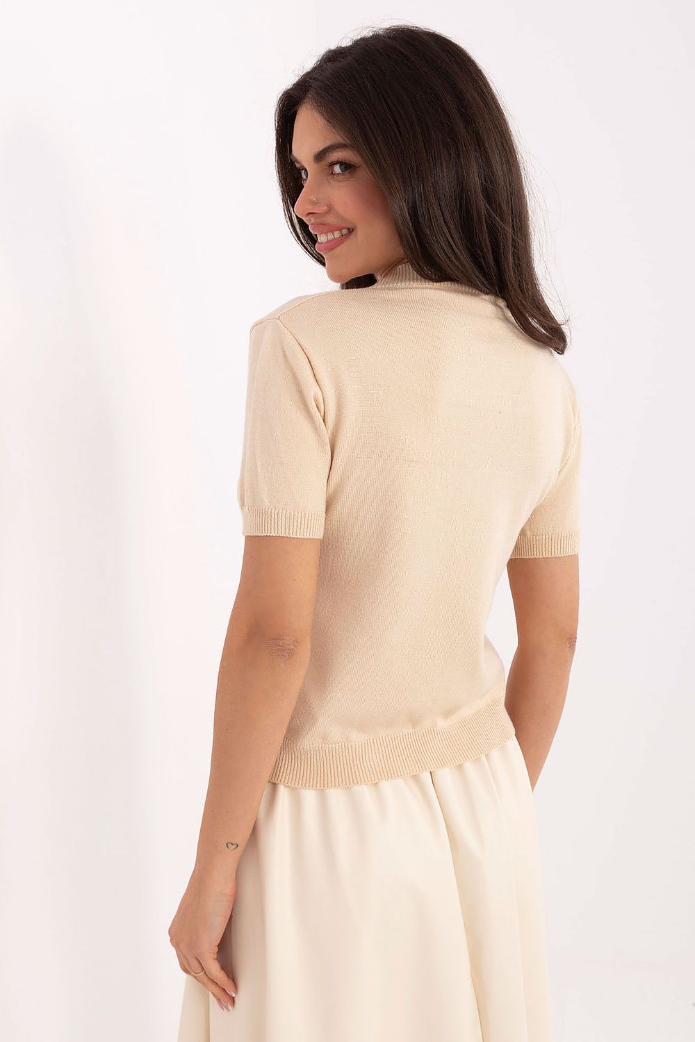  Trui met korte mouwen model 219595 Factory Price 