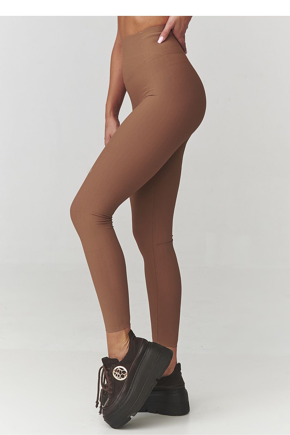  Lange leggings model 220768 Makadamia 
